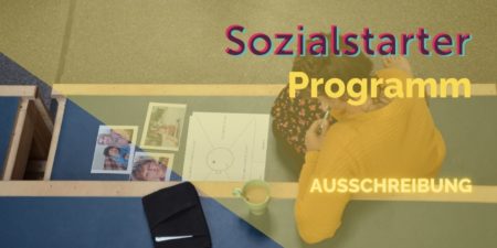 Visual Ausschreibung Sozialstarter Programm